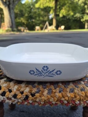Corning Ware Blue Cornflower 10 Inch Casserole Dish P-10-B